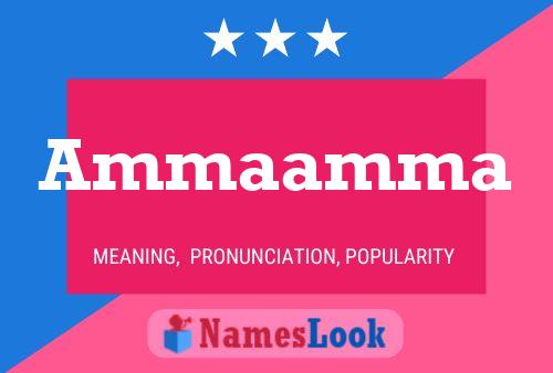 Ammaamma Name Poster