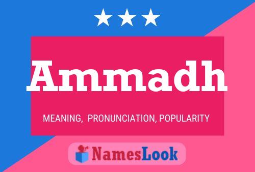 Ammadh Name Poster