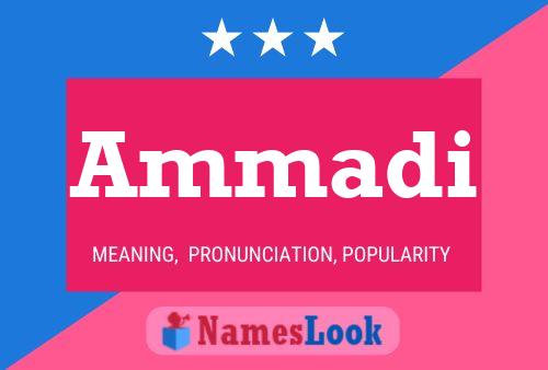 Ammadi Name Poster