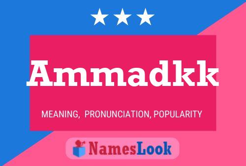 Ammadkk Name Poster