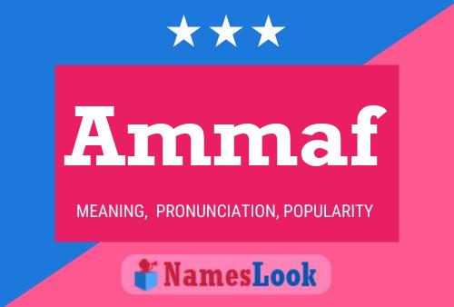 Ammaf Name Poster