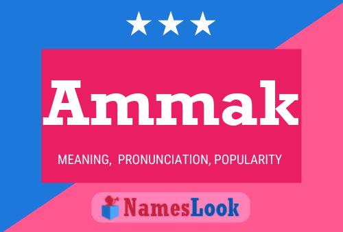 Ammak Name Poster