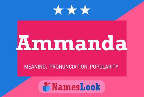 Ammanda Name Poster