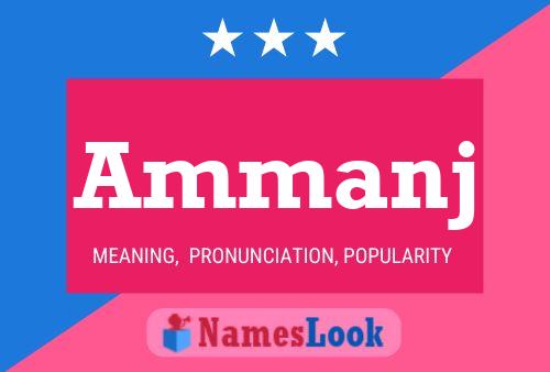 Ammanj Name Poster