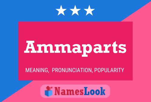 Ammaparts Name Poster