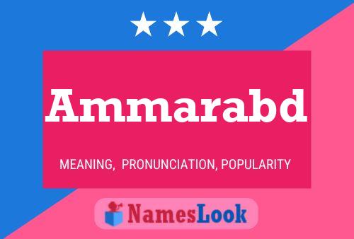 Ammarabd Name Poster