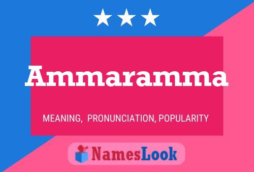 Ammaramma Name Poster