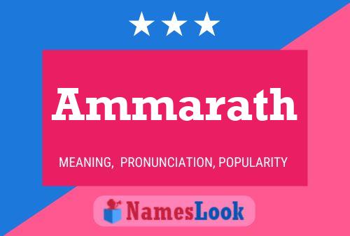 Ammarath Name Poster