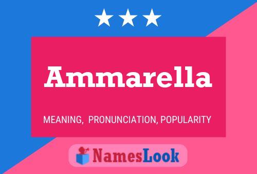 Ammarella Name Poster