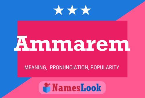 Ammarem Name Poster