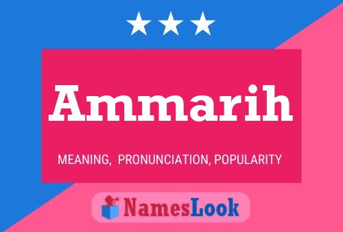 Ammarih Name Poster