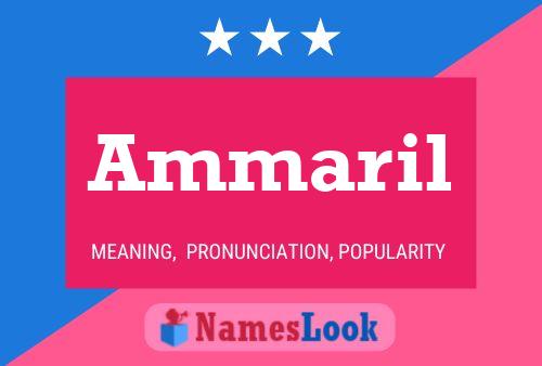 Ammaril Name Poster