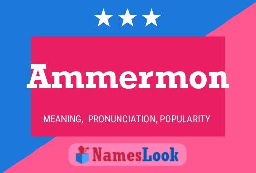 Ammermon Name Poster