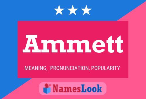 Ammett Name Poster