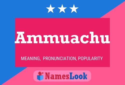 Ammuachu Name Poster