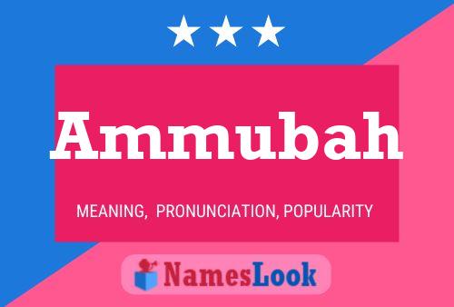 Ammubah Name Poster