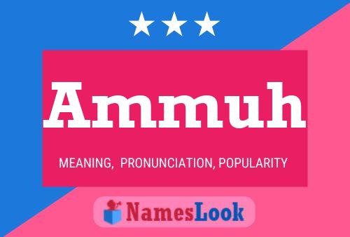 Ammuh Name Poster