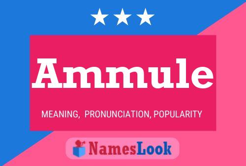 Ammule Name Poster