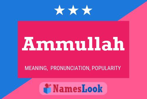 Ammullah Name Poster