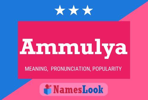 Ammulya Name Poster