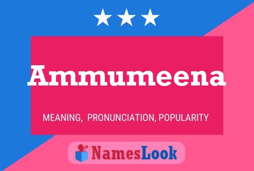 Ammumeena Name Poster