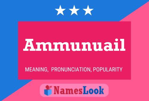 Ammunuail Name Poster