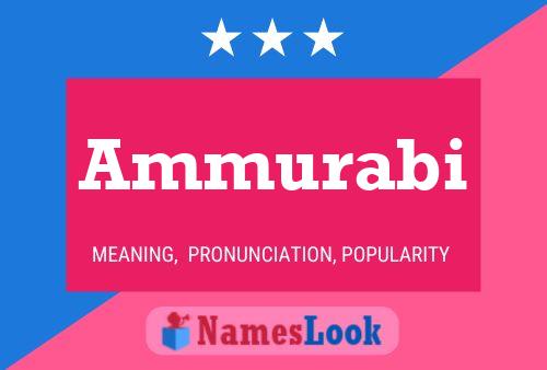 Ammurabi Name Poster