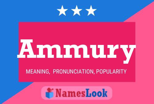 Ammury Name Poster