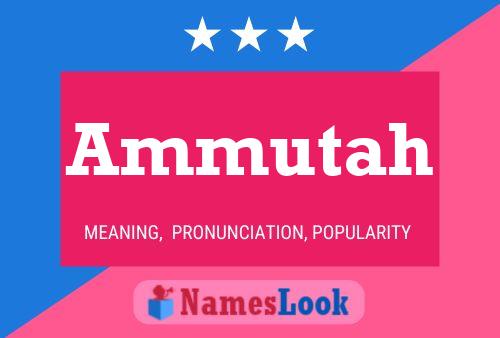 Ammutah Name Poster