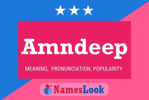 Amndeep Name Poster