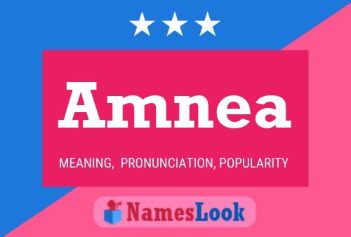 Amnea Name Poster