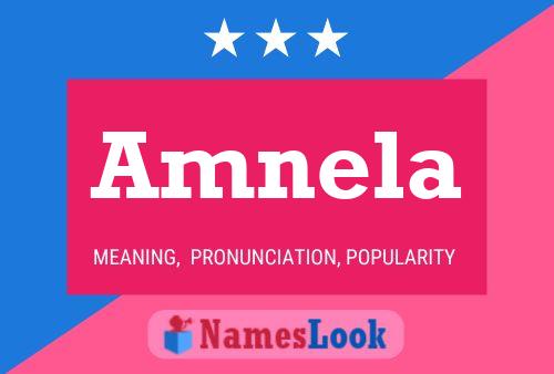 Amnela Name Poster