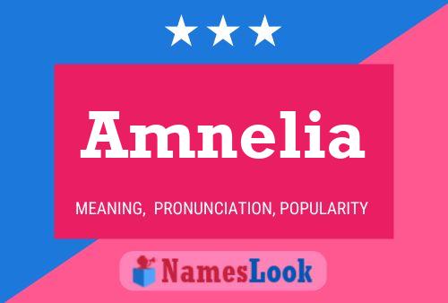 Amnelia Name Poster