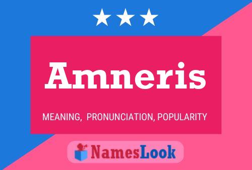 Amneris Name Poster