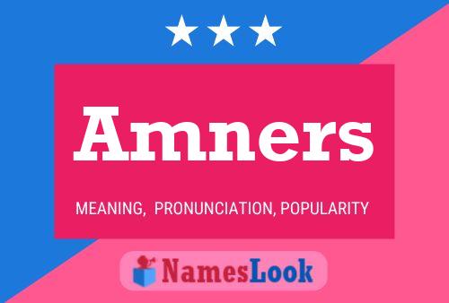 Amners Name Poster