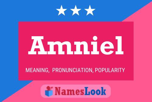 Amniel Name Poster