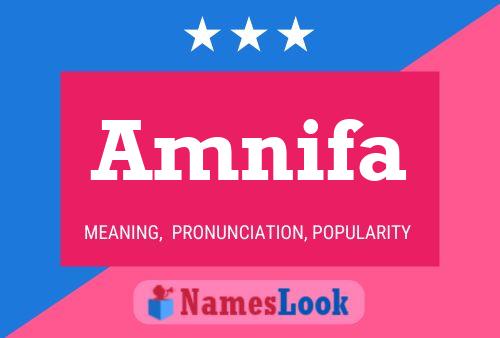 Amnifa Name Poster