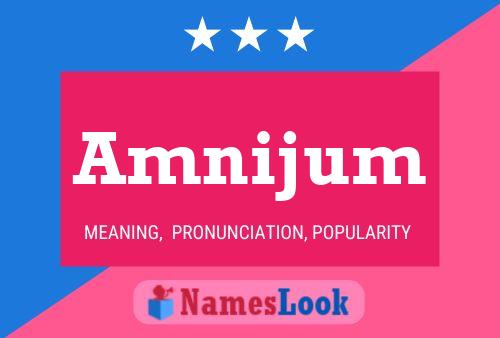 Amnijum Name Poster