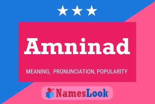 Amninad Name Poster