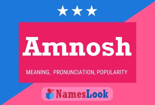 Amnosh Name Poster