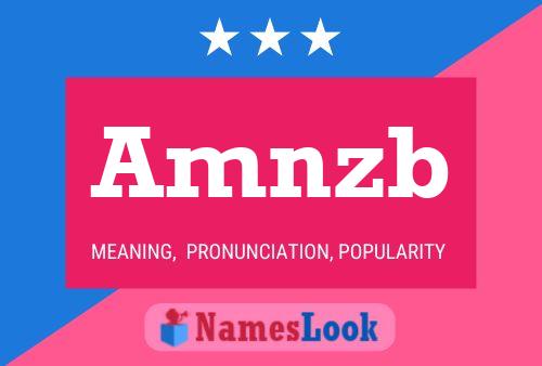 Amnzb Name Poster