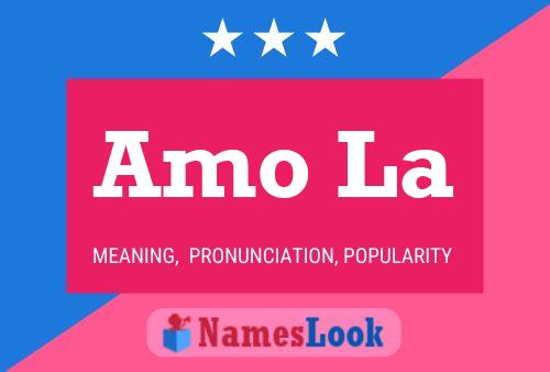 Amo La Name Poster