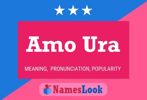 Amo Ura Name Poster