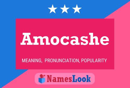 Amocashe Name Poster