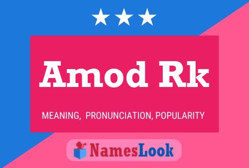 Amod Rk Name Poster