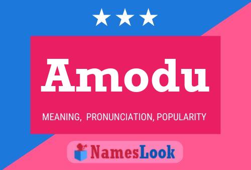 Amodu Name Poster