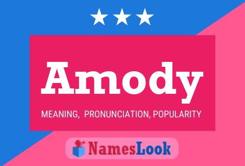 Amody Name Poster