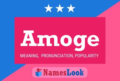 Amoge Name Poster