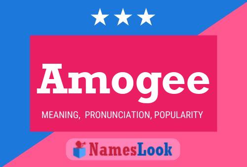 Amogee Name Poster