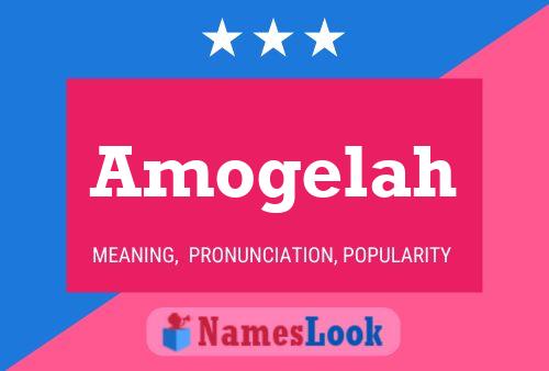 Amogelah Name Poster